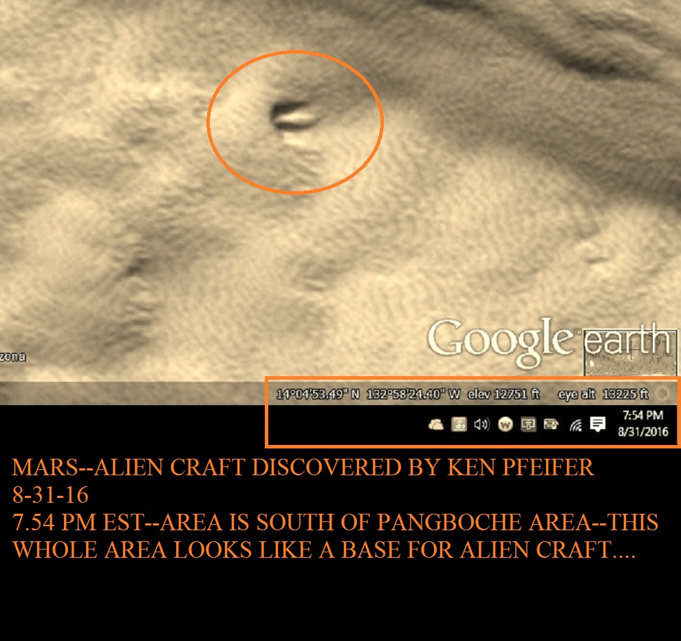 MARS--STRANGE CRAFT DISCOVERED BY KEN PFEIFER 8-31-16 7.54 PM EST.....